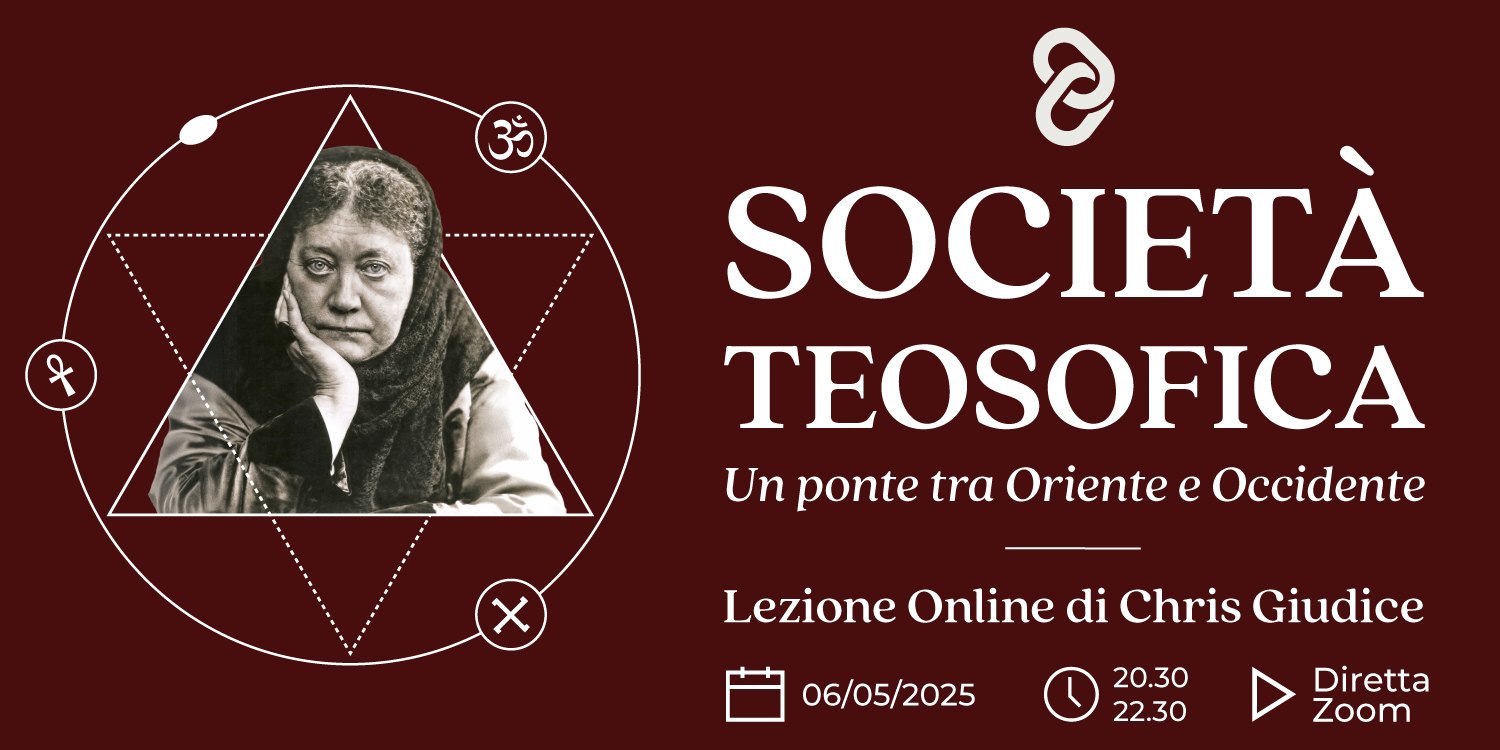 Copertina del corso online i Società Teosofica. Un ponte tra Oriente e Occidente di Chris Giudice