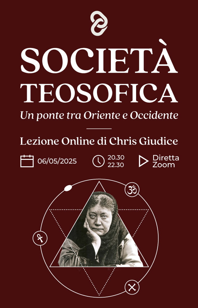 Copertina del corso online i Società Teosofica. Un ponte tra Oriente e Occidente di Chris Giudice