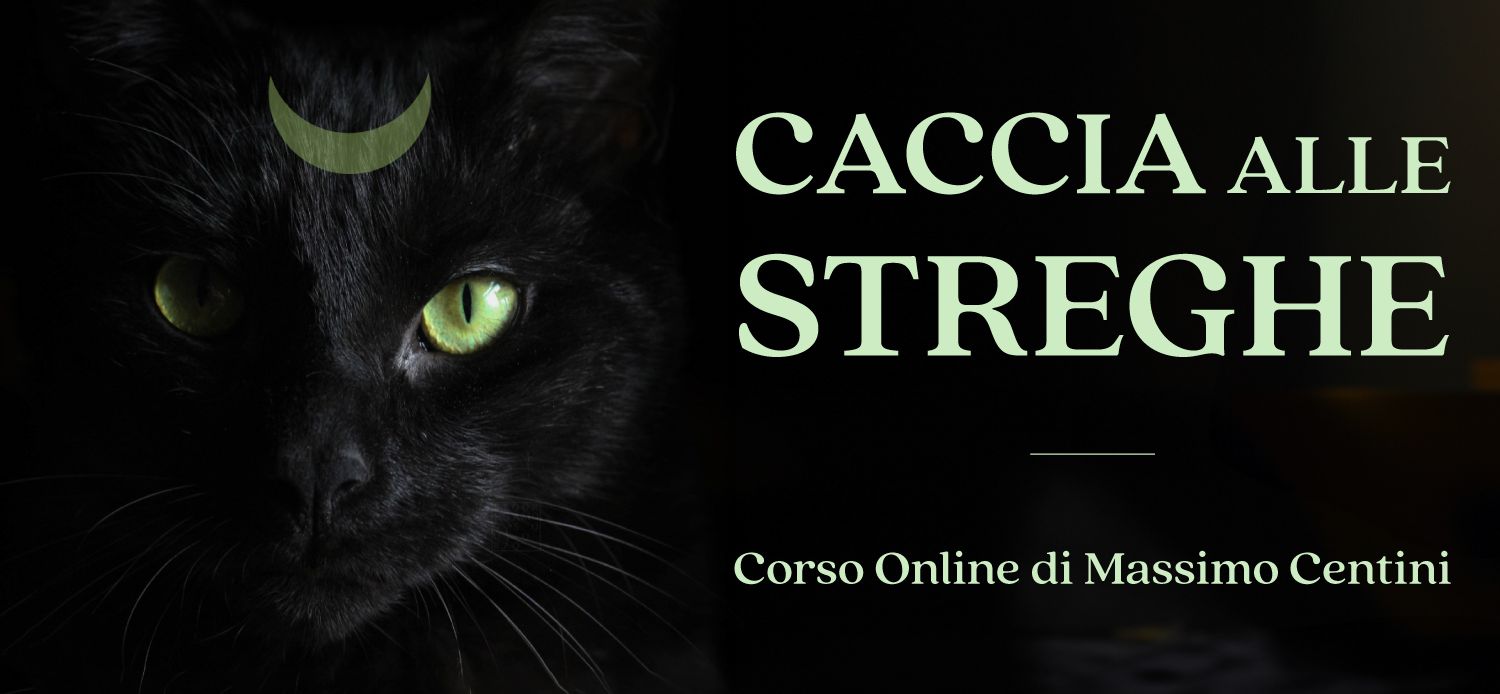 Copertina del corso online caccia alle streghe di Massimo Centini