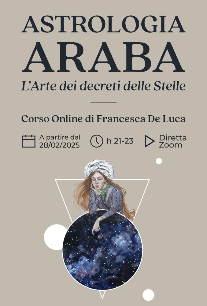 Copertina del corso online Astrologia Araba di Francesca De Luca